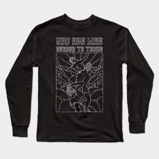 Aesthetic Angels Illustration Long Sleeve T-Shirt